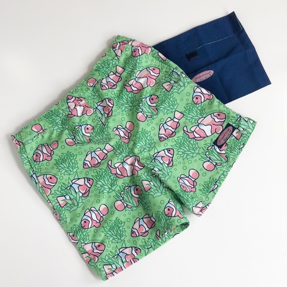 Vineyard Vines Other - NWOT Vineyard Vines Fish Print Boys Board Shorts